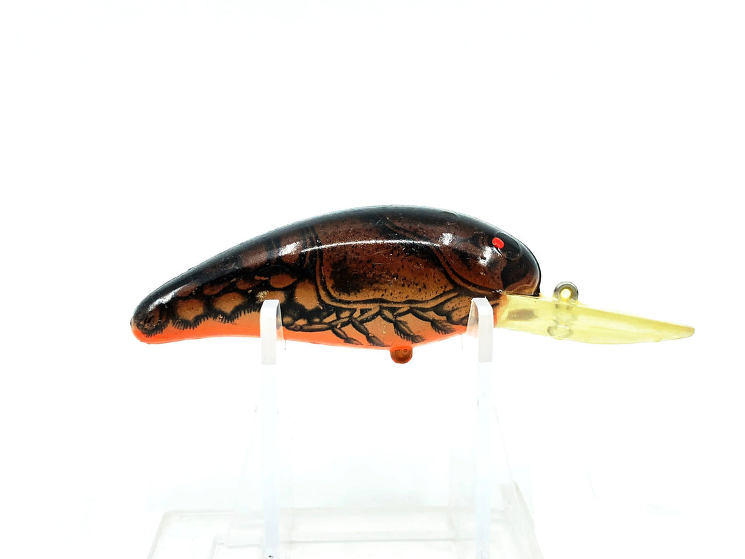 Bomber Model A 7A, XC4 Dark Brown Crawfish/Orange Belly Color Screwtail