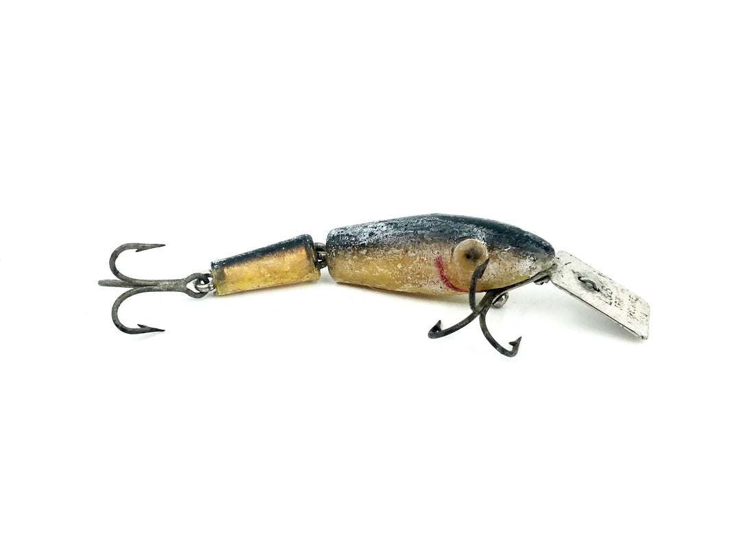 L & S Spin Mirrolure Shad, #23 Black Back/Yellow Belly/Gold Scale Color