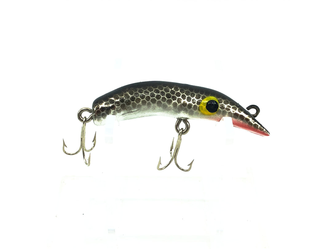 Lazy Ike Type Lure, Chrome/Black Scale Color