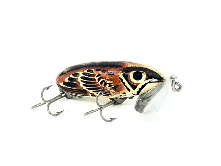 Arbogast Jitterbug 5/8 oz, #274 Sparrow Color, Seein's Believin Model