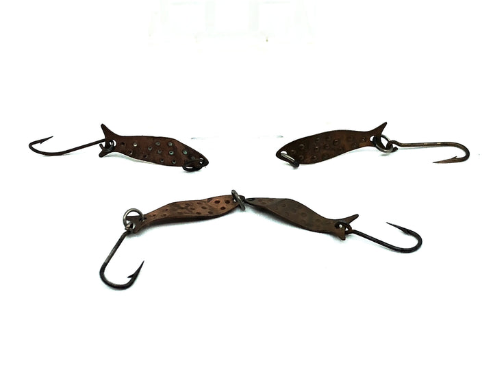 Shoff Triple Tease Four Pack, Hammered Brass Color