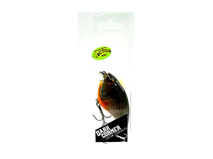 Dark Corner Custom Crankbaits Flatside, Bluegill Color