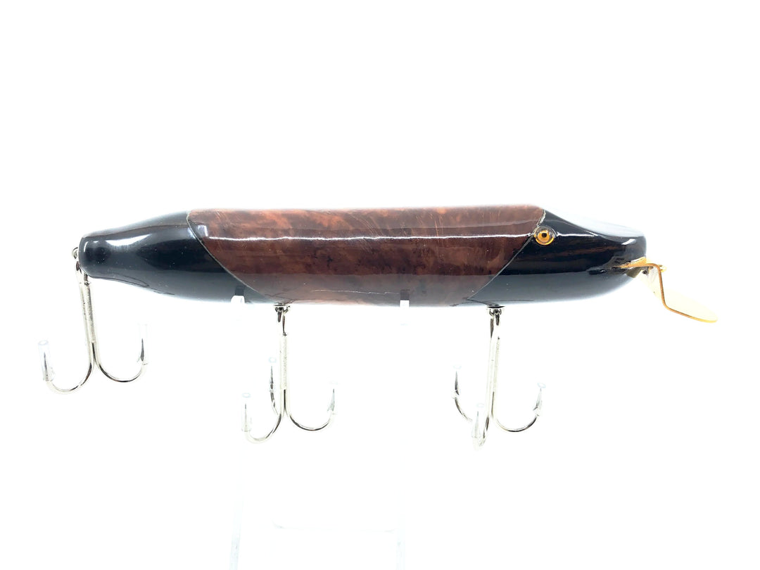 Musky Dan (XXX Lures) Husky Pikie, Ebony & Mallee Burl Color with COA
