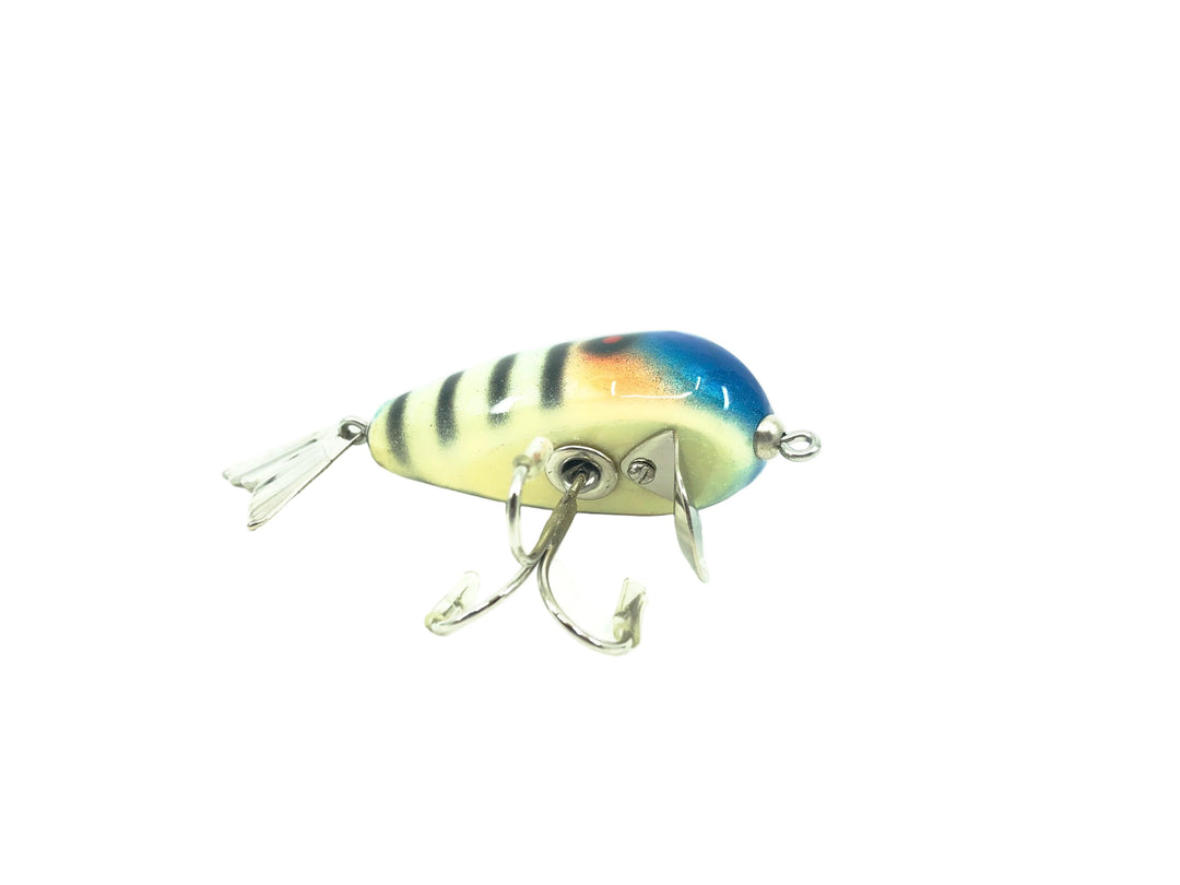 Musky Dan (XXX Lures) River Rustler, Blue/Silver/Black Ribs Color w/COA