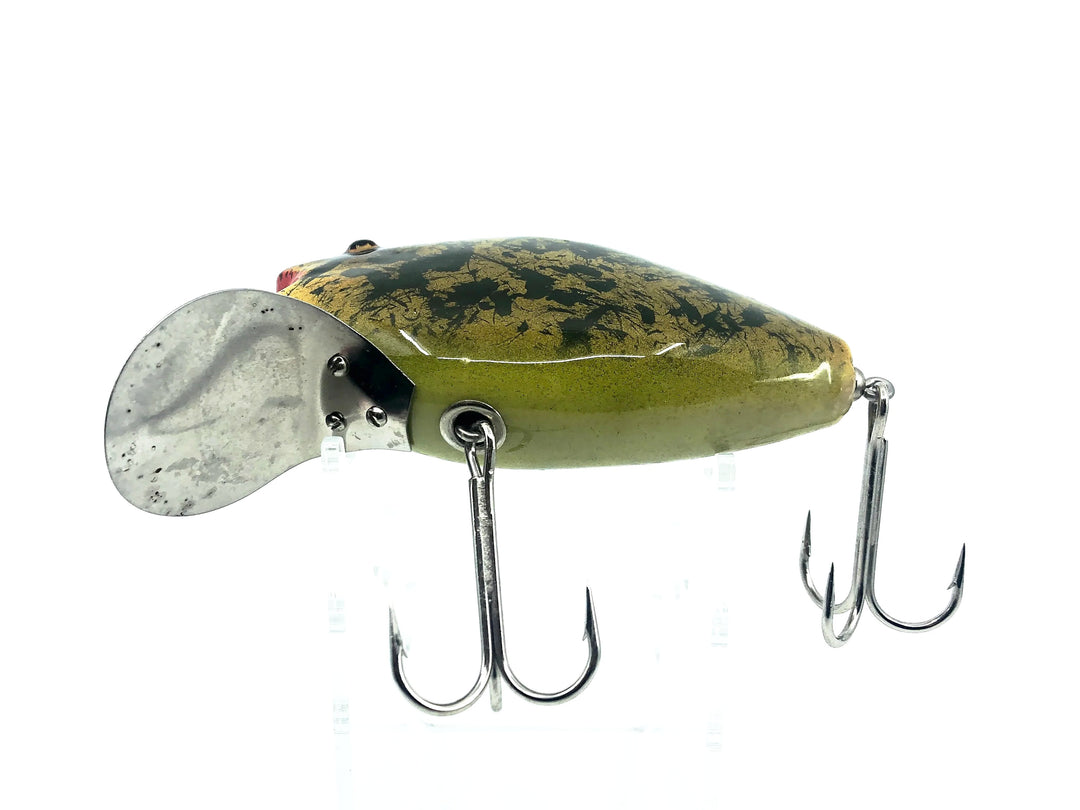 Musky Dan (XXX Lures) Giant Punkinseed 4 1/2", Speckled Frog&nbsp;Color