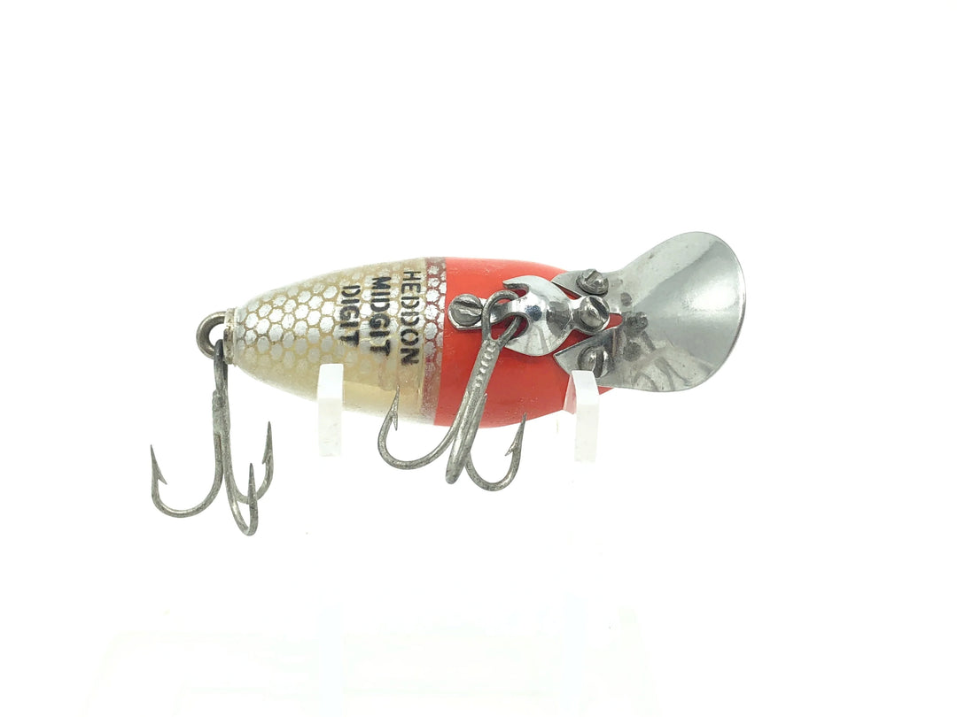 Heddon&nbsp;Midgit Digit River Runt Spook 9020, RH Red Head/White Color