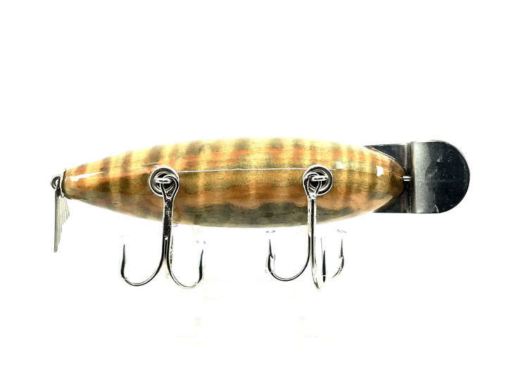Musky Dan (XXX Lures) Wiggler, Striped Maple Burl w/COA