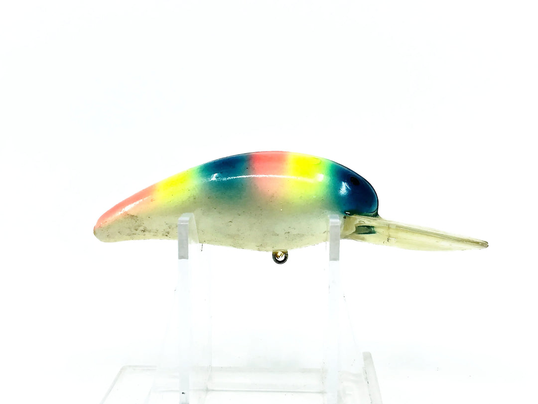 Bomber Model A 7A, Special Order Rainbow/White Belly Color Screwtail - Lure