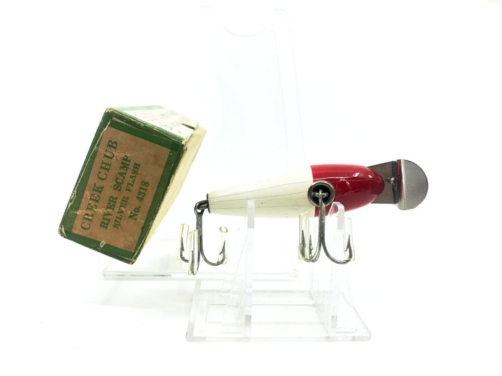 Creek Chub 4300 River Scamp, Red Head White Color 4302 Color with Box