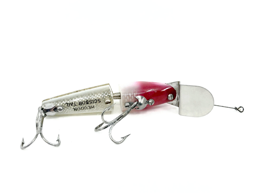 Heddon Scissortail, RH Red Head/White Color