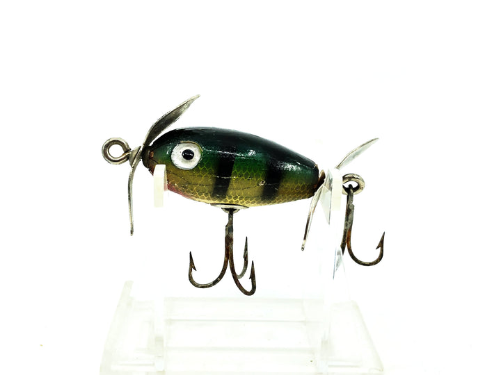 Shakespeare Midget Spinner, Green Perch Color