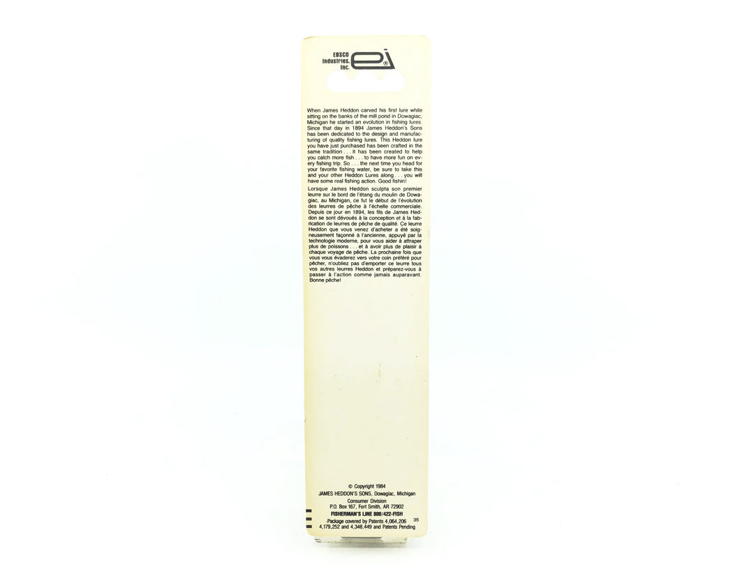 Heddon Original Zara Spook, BF Bullfrog Color New on Card