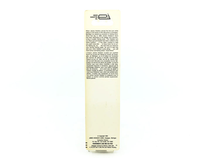 Heddon Original Zara Spook, BF Bullfrog Color New on Card