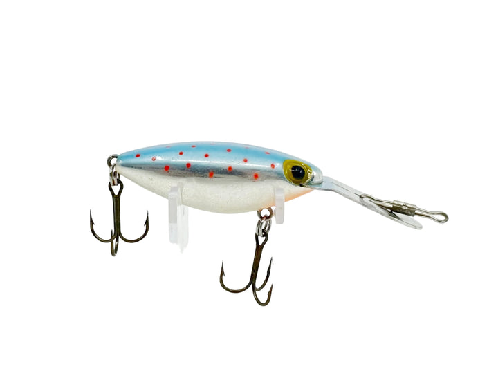 Storm Thin Fin Rattle Tot RH125, #125 Metallic Blue/Fluorescent Red Specks Color