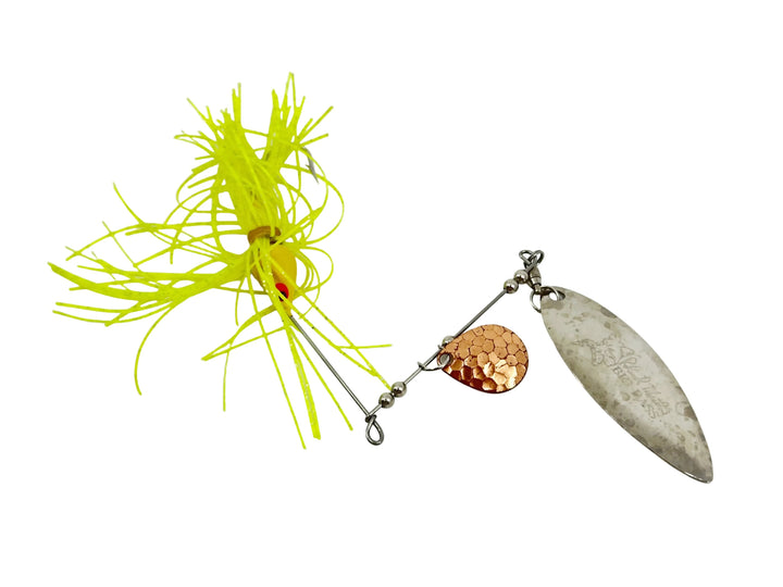 Blue Fox Big Bass Spinner, Chartreuse Color