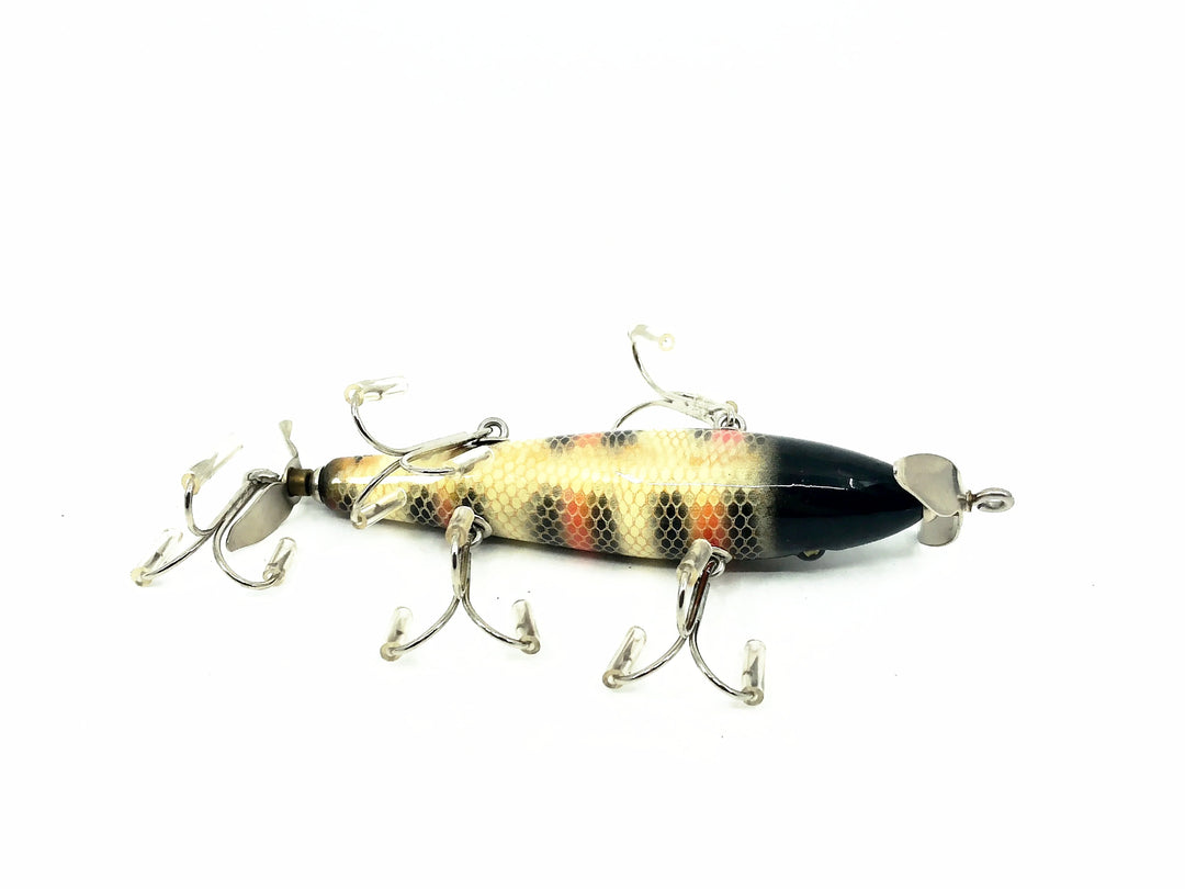 Musky Dan (XXX Lures) 5 hook, Scarlet Snake Color
