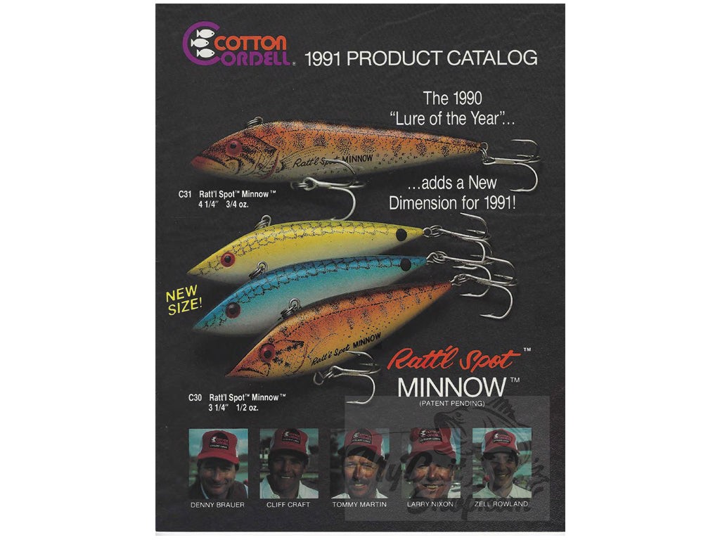 Cotton Cordell 1991 Catalog My Bait Shop, LLC