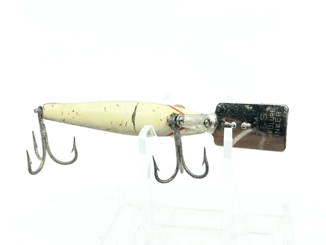 L & S Mirrolure 2M Sinker, Black Back/Silver Scale Color