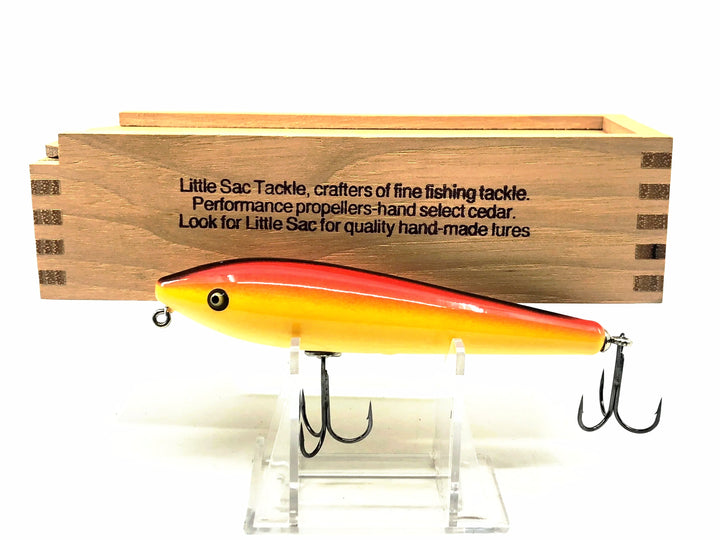 Little Sac Bait Company Walking Stick Rainbow Color Signed & Dated Wooden Box - 1999