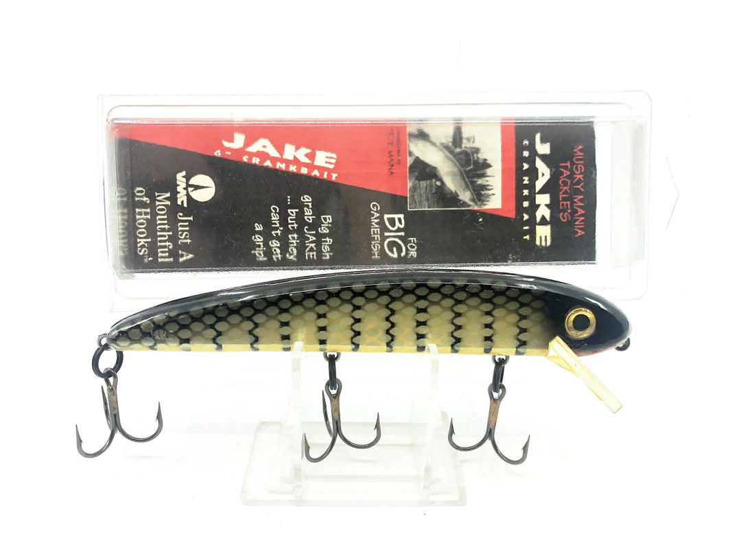 Jake 6" Musky Bait, Silver Pikie Color New on Card