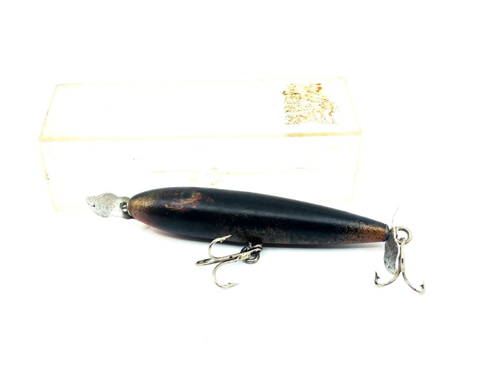 Walker Injured Minnow #375, Black/Gold/Red Color w/Box