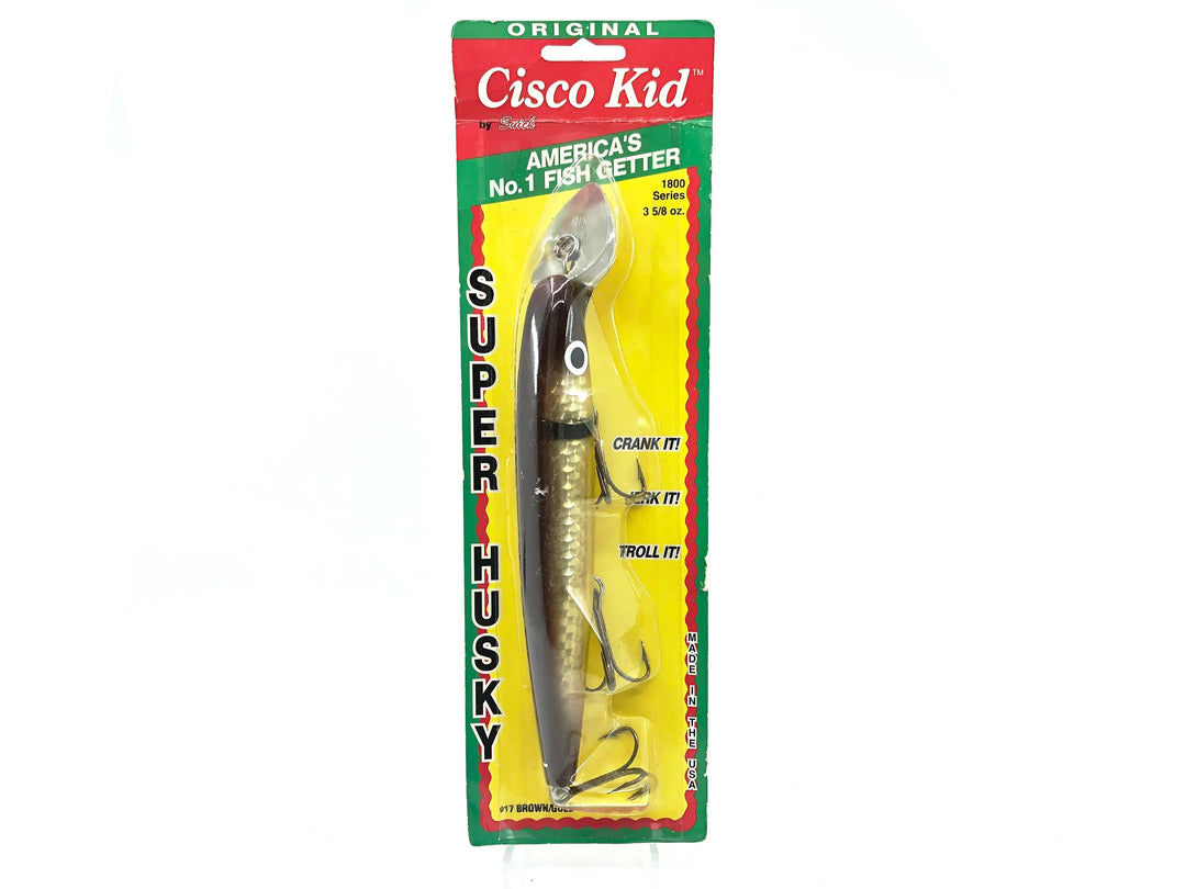Cisco Kid 1800 Series Super Husky, Brown/Silver Color on Card