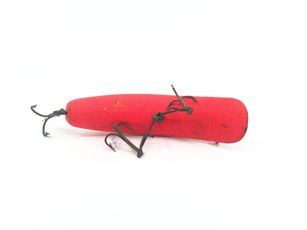 Helin Flatfish Wooden SPU, RFL Red Fluorescent Color