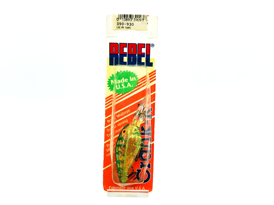 Rebel Deep Crank-R, Transparent Perch Color on Card