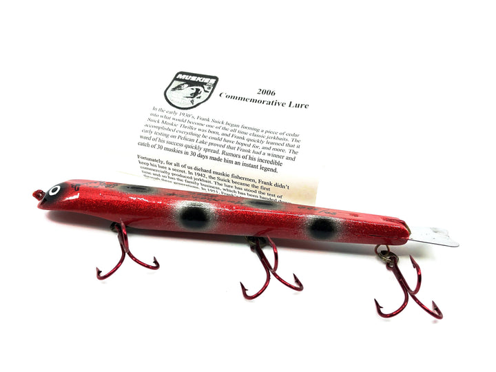 Muskies Inc 40th Anniversary Commemorative Suick Lure 2006- Numbered and Signed