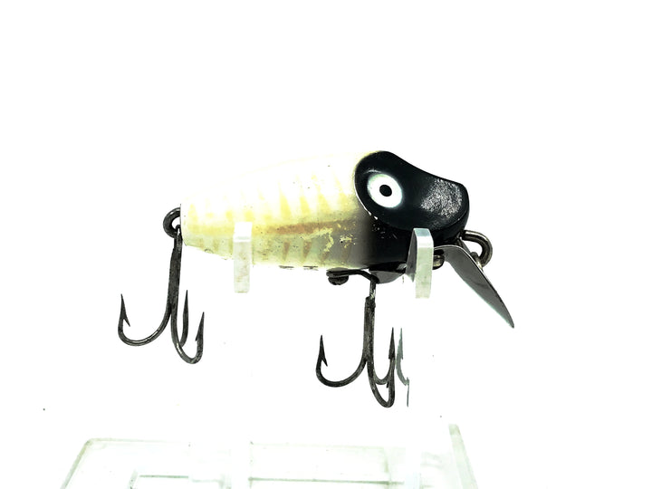 Heddon Midgit Digit River Runt Spook 9020, SR-XBY Spook Ray, Black & Yellow Color