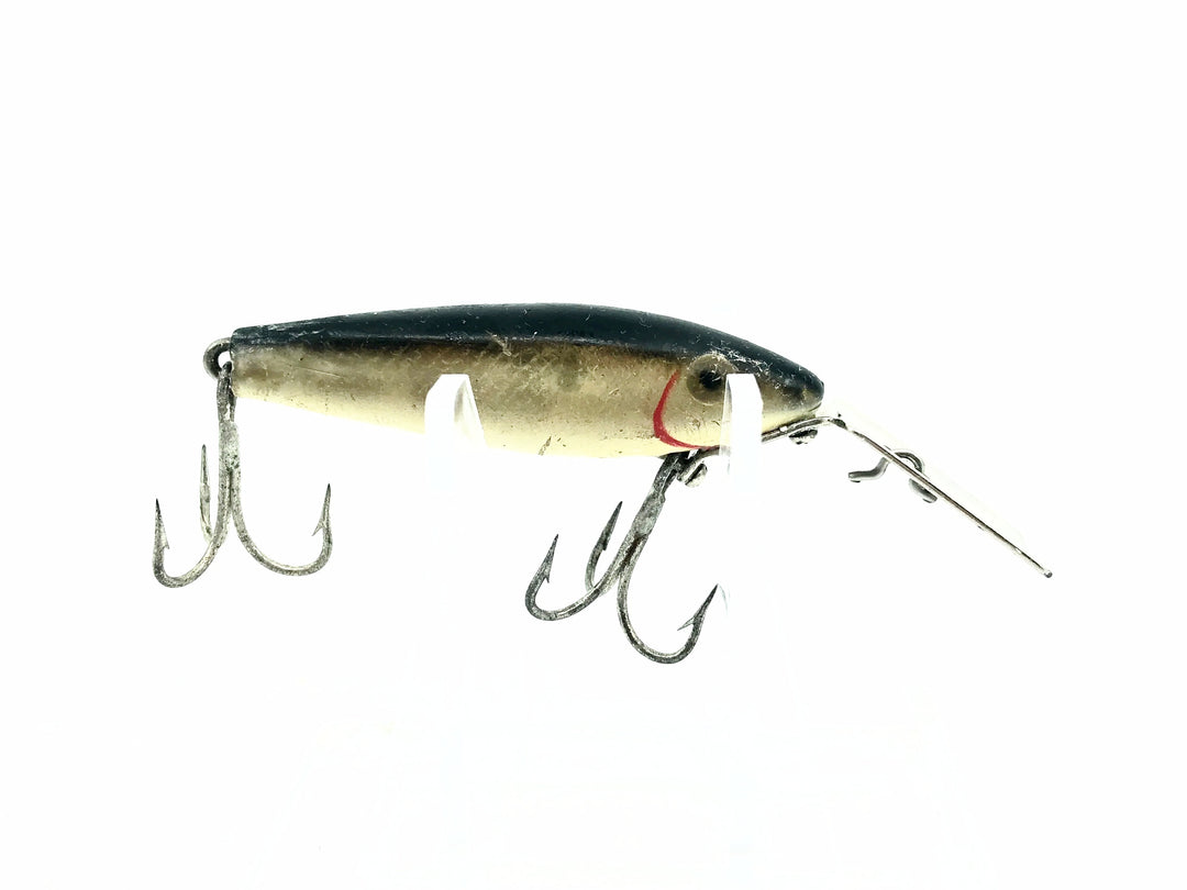 L & S Mirrolure 2M Sinker, Black Back/Silver Scale Color