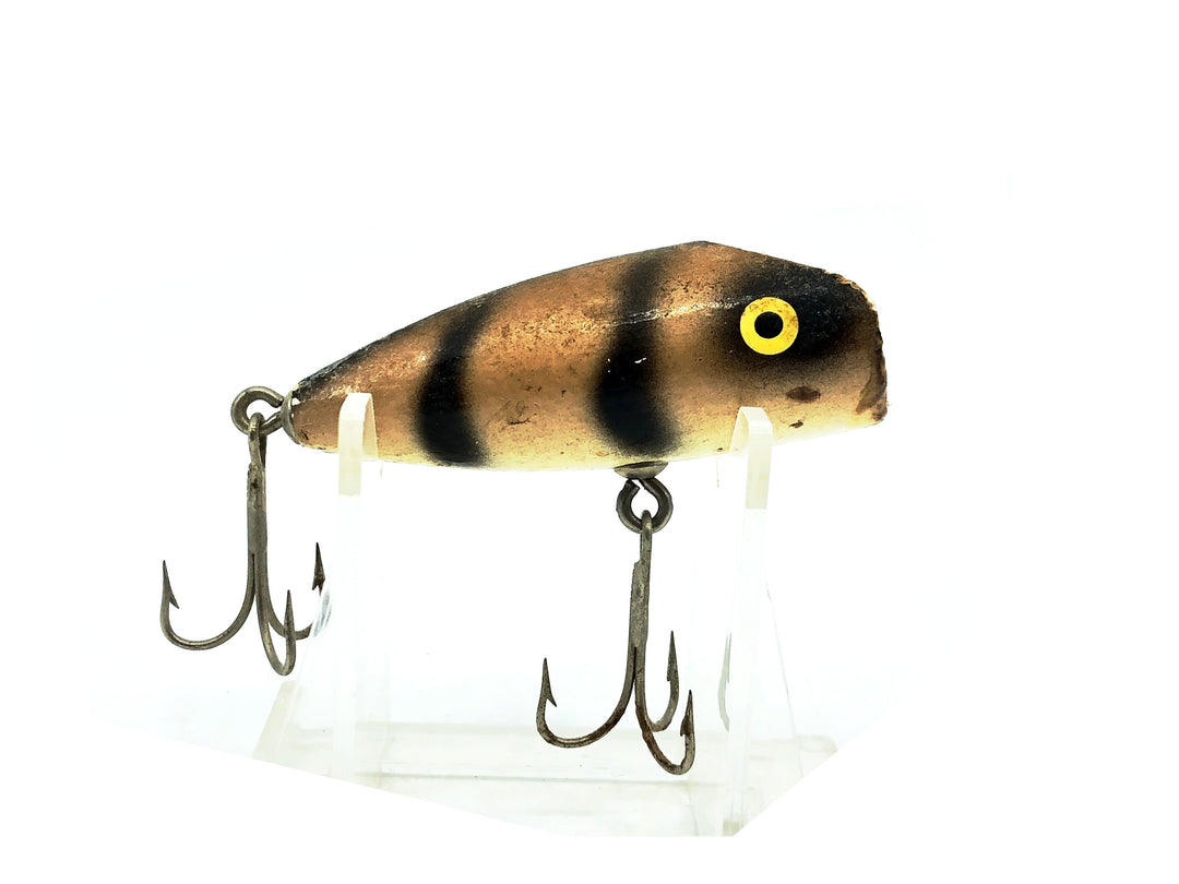 Eppinger Dardevle Osprey Bass Plug, Brown/Black Ribs Color