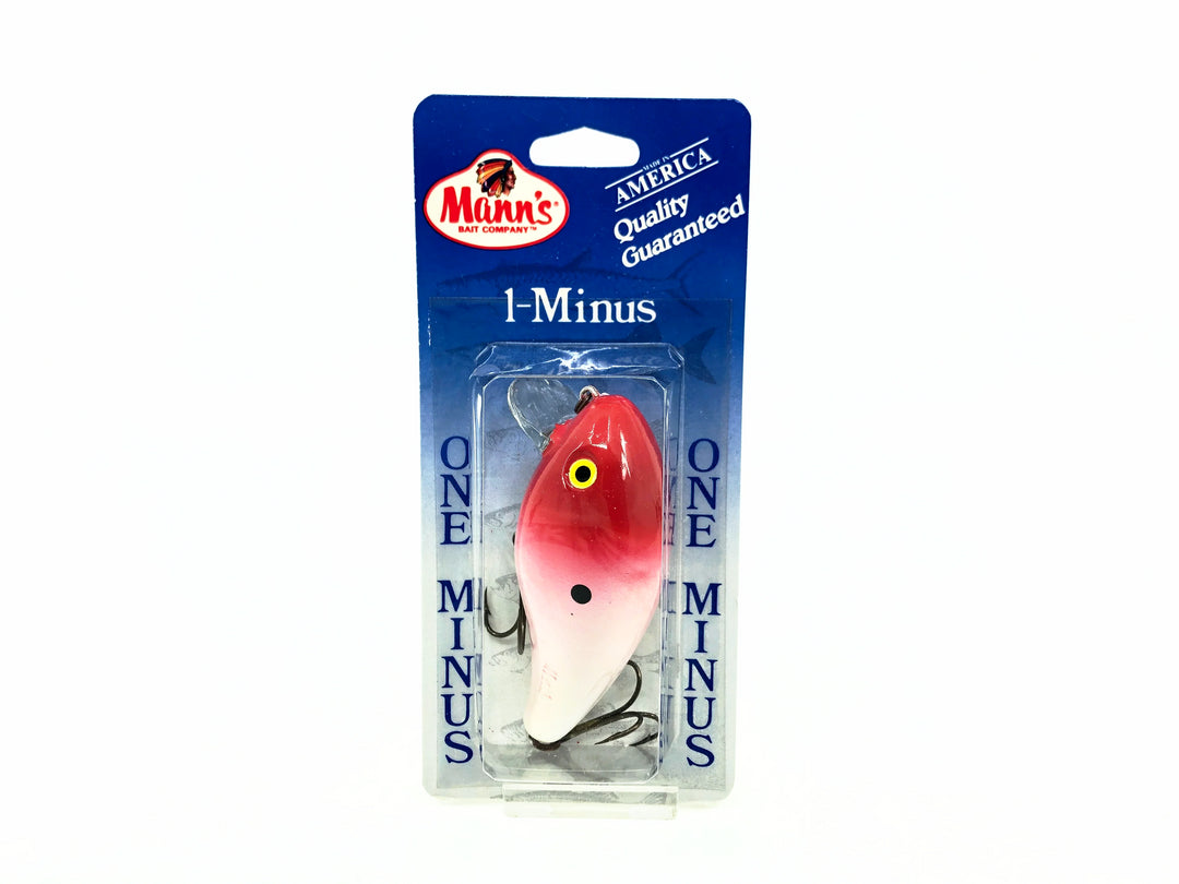 Mann's Mid 1- Minus, Red Head/White Color on Card - Double Stamped