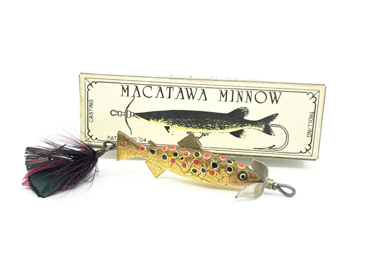 Macatawa 3" Minnow, Brown Trout Color w/Box - 1st Version Box