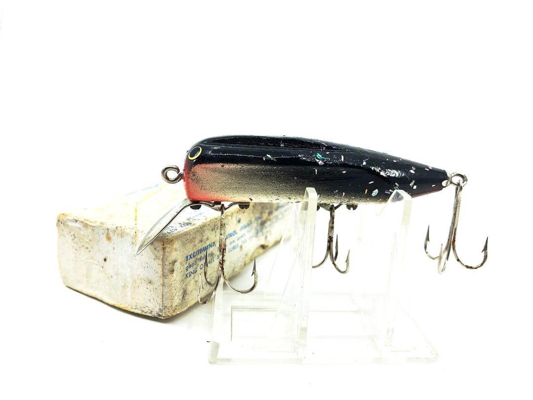 Hunt Lure Company the Hooker, Black/Flitter/White Belly Color with Box