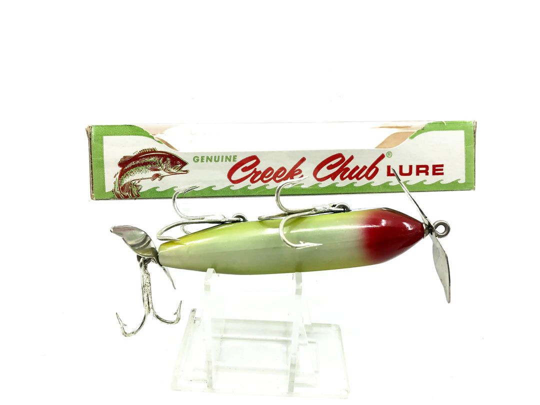 Creek Chub 1500 Plastic Injured Minnow, F Frog Color w/Box