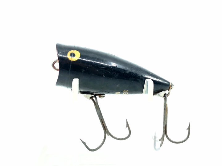 Heddon Chugger Spook Jr. 9520, B Black Color - Uncatalogued