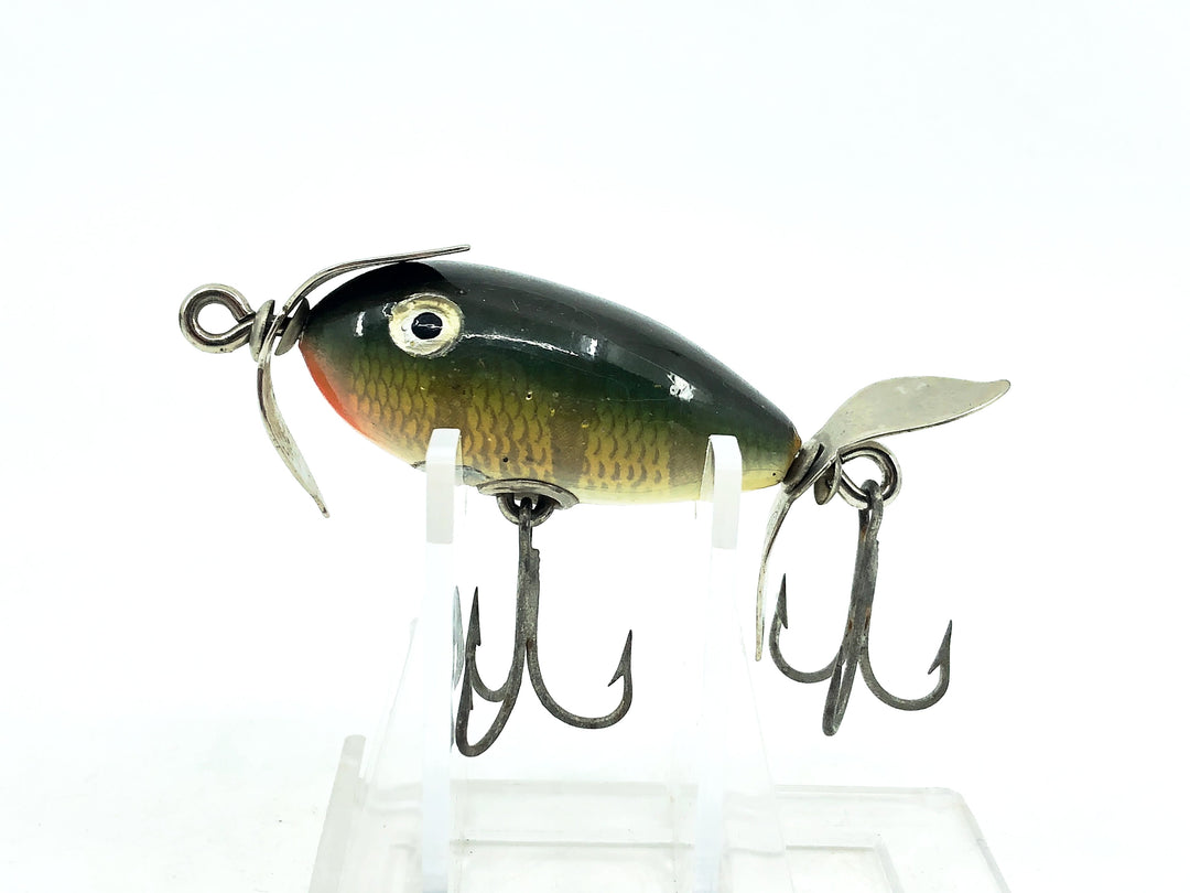 Shakespeare Midget Spinner, Green Perch Color