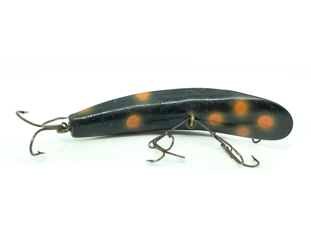 Vintage Helin Flatfish T4, Black/Orange Spots Color