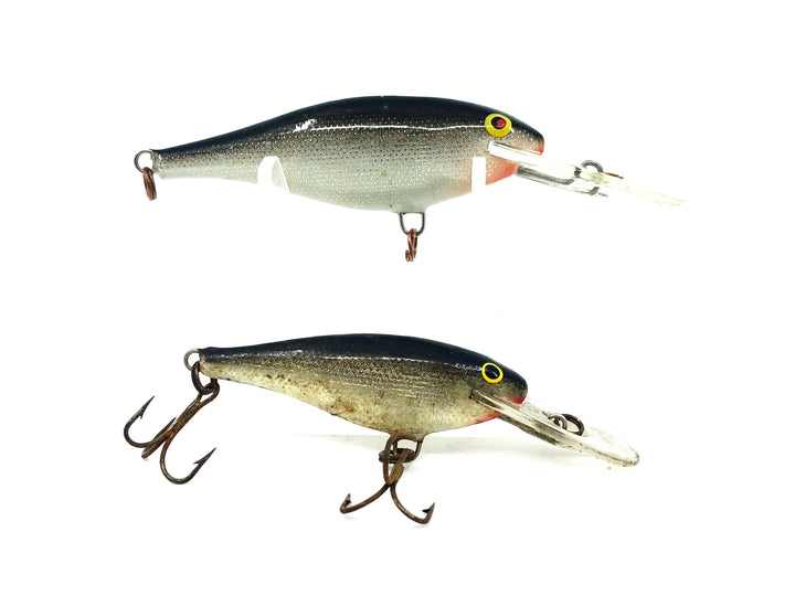 Rapala Shad Rap Deep Runner S, Silver/Black Color Combo Pack- SR-7,5