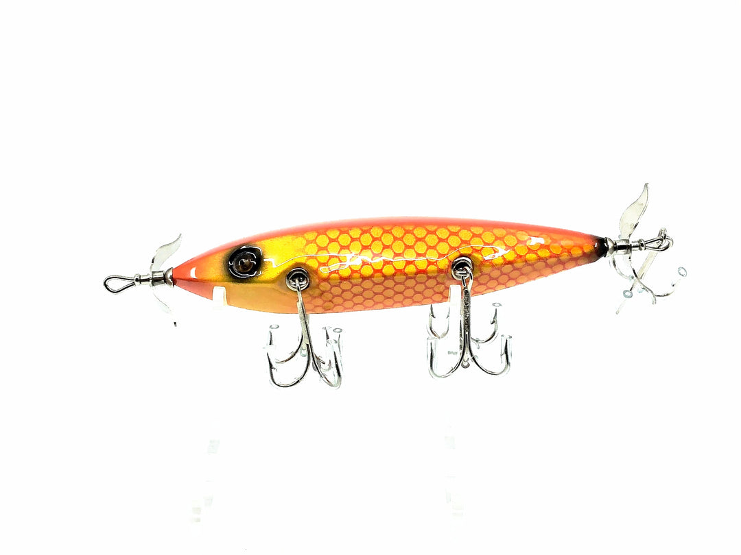 Musky Dan (XXX Lures) 5 Hook Pentagon Lure, Goldfish Color