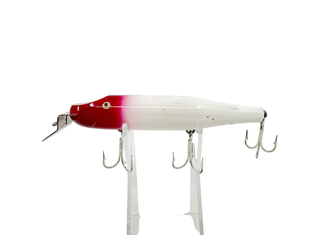 Creek Chub Husky Pikie 2300, Red Head/White Color