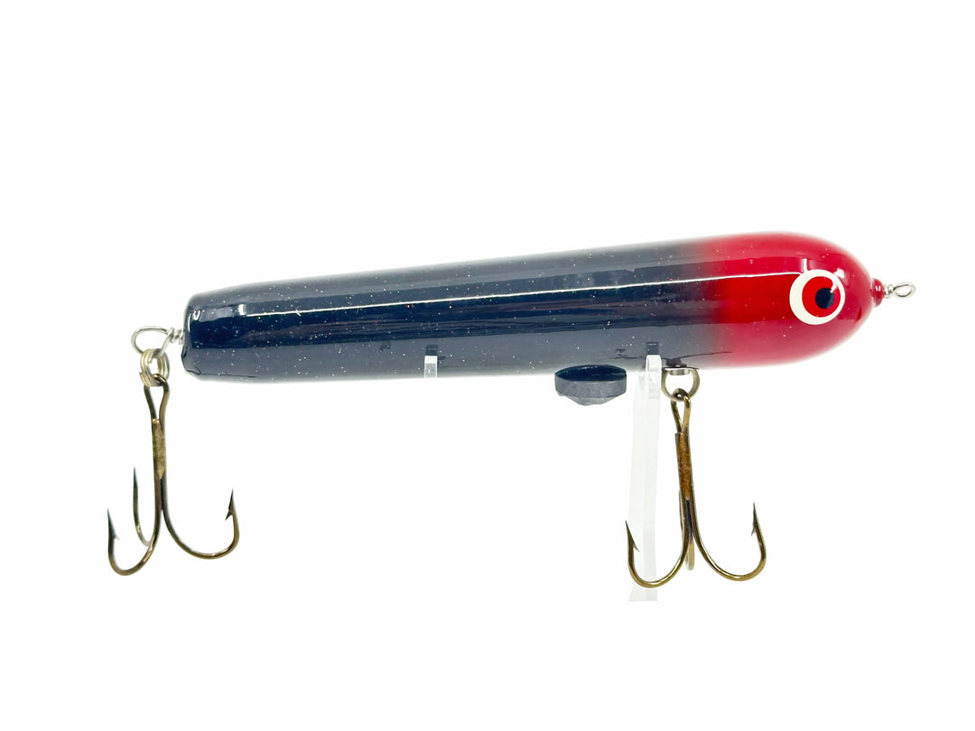 Provoker Pro Topwater Bait, Black/Red Head Color