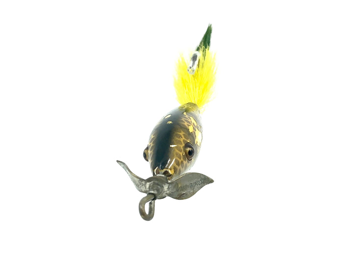 Heddon #40 Walton Feather Tail, Pike Scale Color