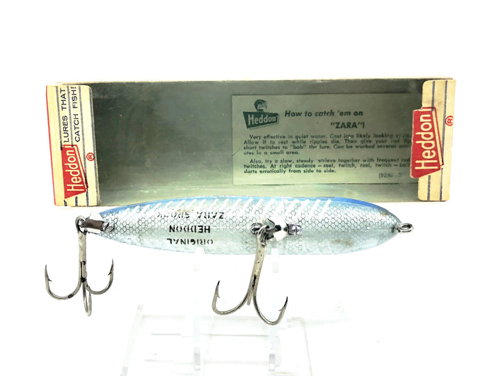 Heddon Original Zara-Spook Sway Back, XBL Blue Shore Color w/Box