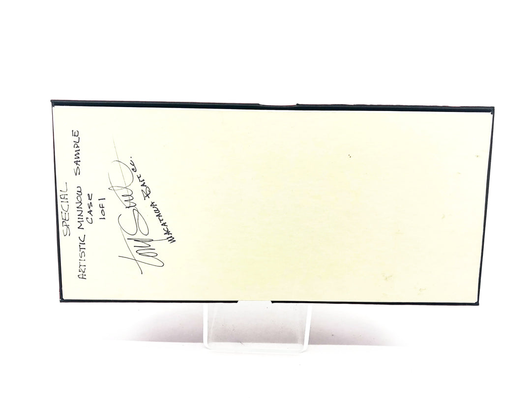 Macatawa Bait Co. Artistic Minnow Sample Case - Signed, 1 of 1