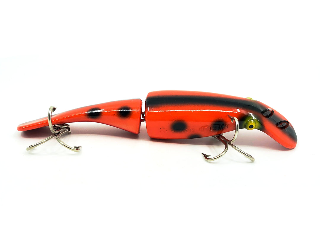 Drifter Tackle The Believer 7" Jointed Musky Lure Orange Coachdog Variant Color
