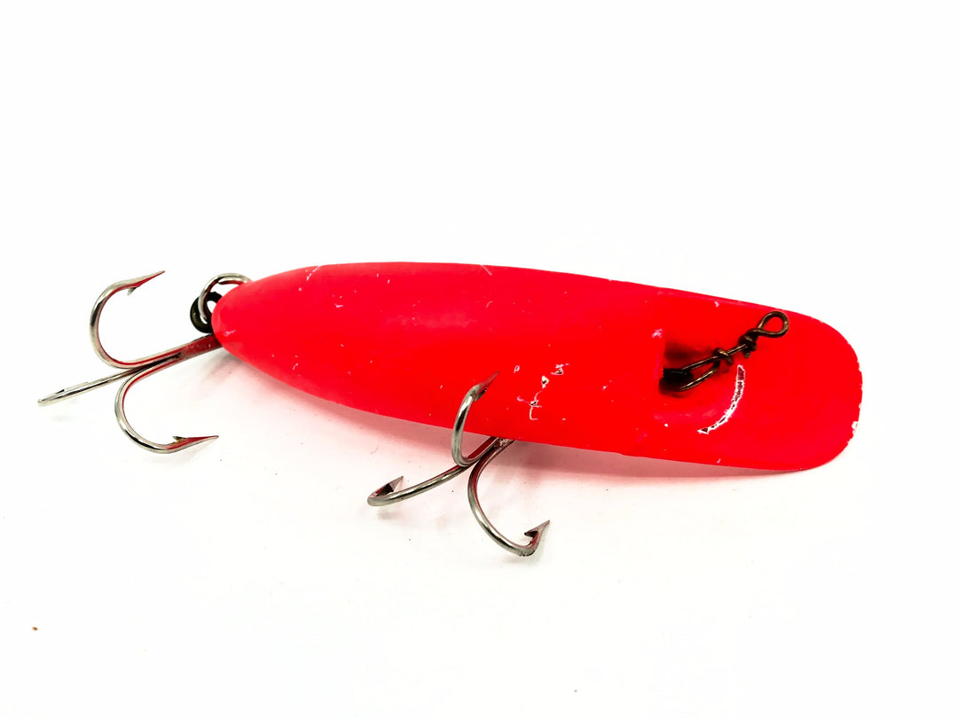 Helin Flatfish M2, RFL Red Fluorescent Color - Vintage Plastic