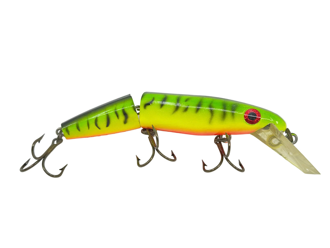Joe Bucher Tackle Co. Buchertail Jointed Depth Raider 8", Firetiger Color