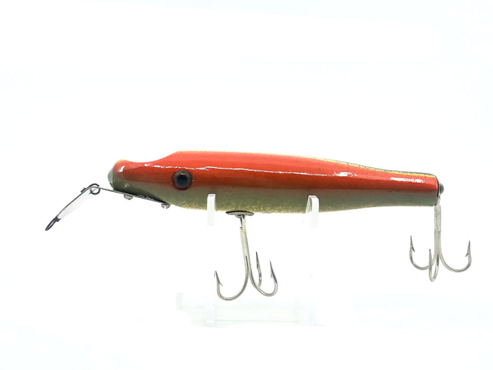 South Bend / Best-O-Luck #930 Pike Lure, Repainted Orange/Gold Color